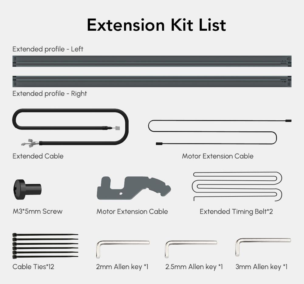 Kit de extensie ORTUR ETK2.0 pentru Laser Master 3