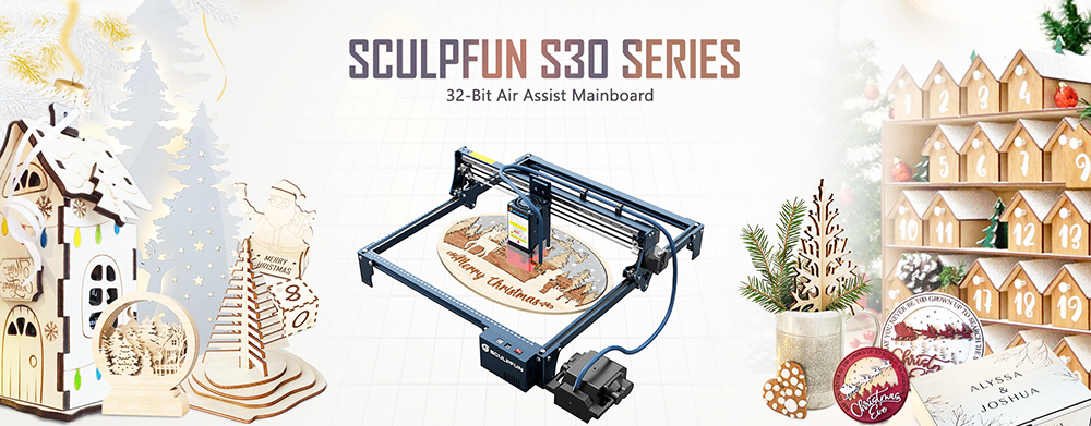 Cutter gravura laser SCULPFUN S30 Pro Max 20W