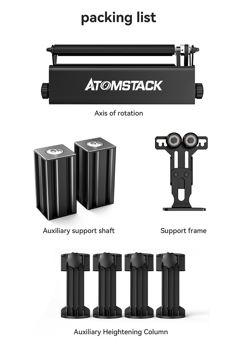 Περιστρεφόμενος κύλινδρος ATOMSTACK R3 Pro