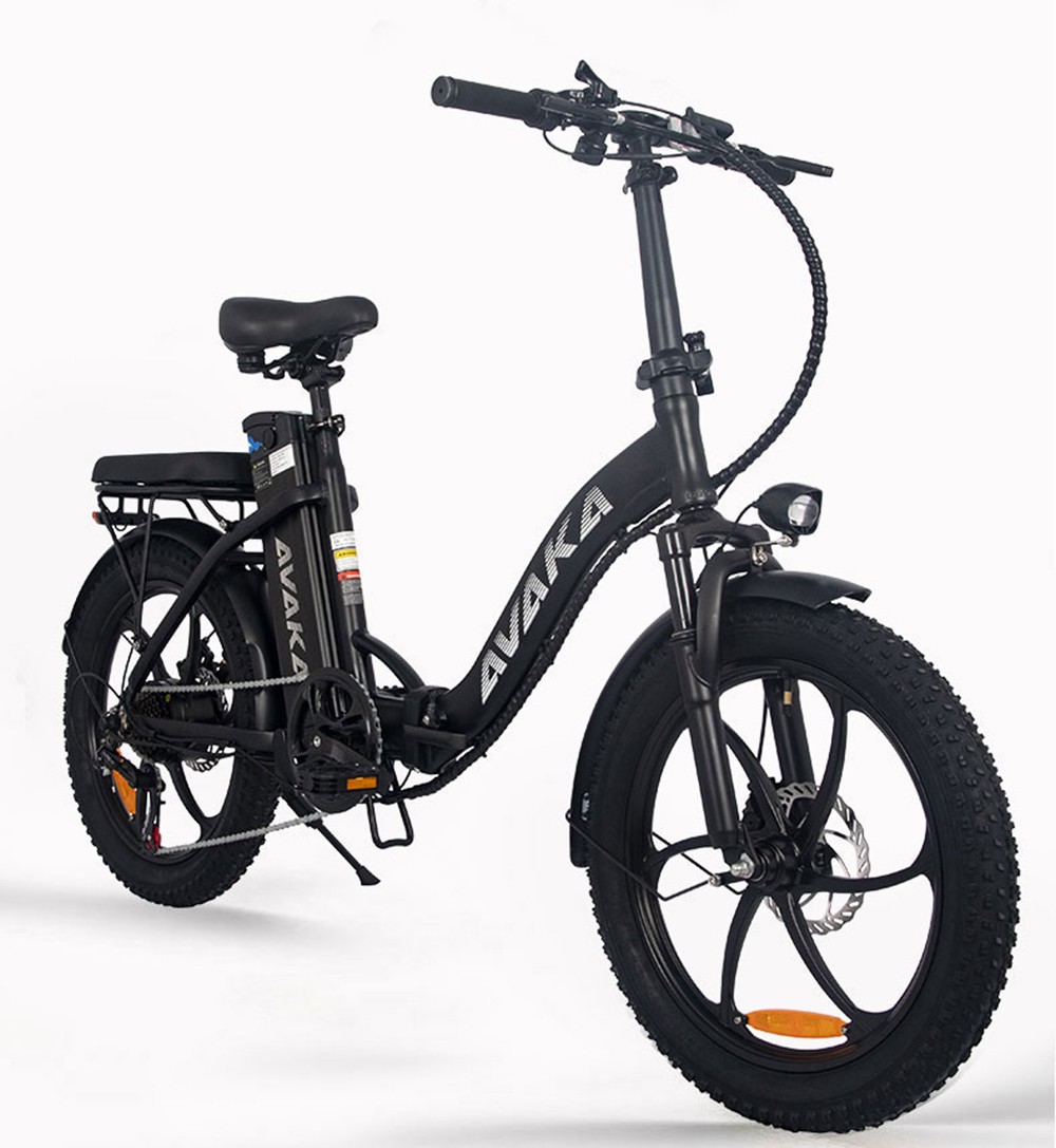 AVAKA BZ20 PLUS elektrische fiets 20 inch 500W 25KM/H 48V 15AH zwart