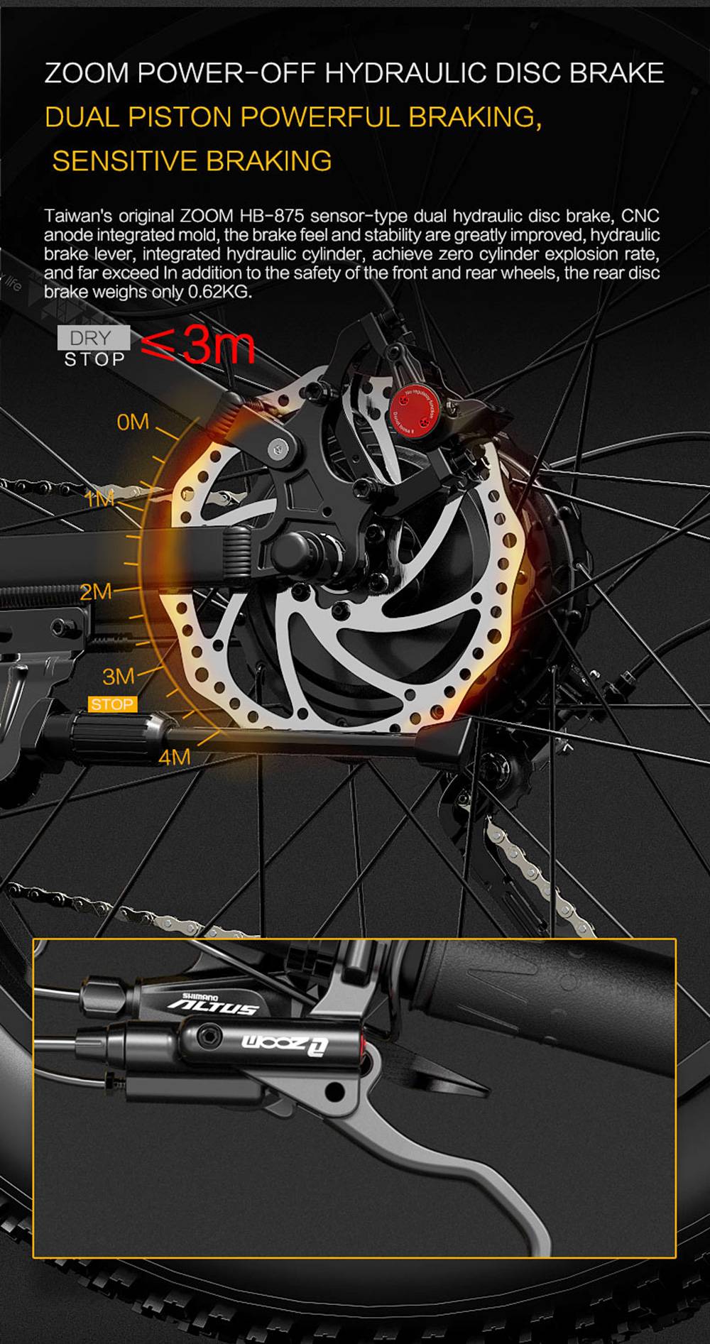 Bicicletta elettrica BEZIOR X-PLUS 26 pollici 1500 W 40 KM/H 48 V 17,5 Ah Batteria nera