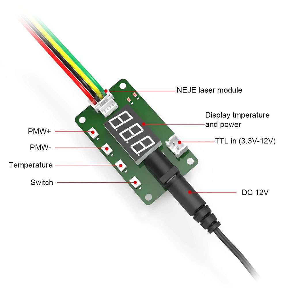 Sada laserového modulu NEJE A40640 12W