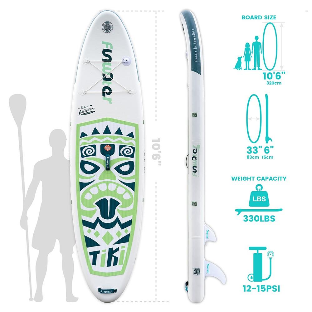 FunWater NEW TIKI Stand Up Paddle Gonflable