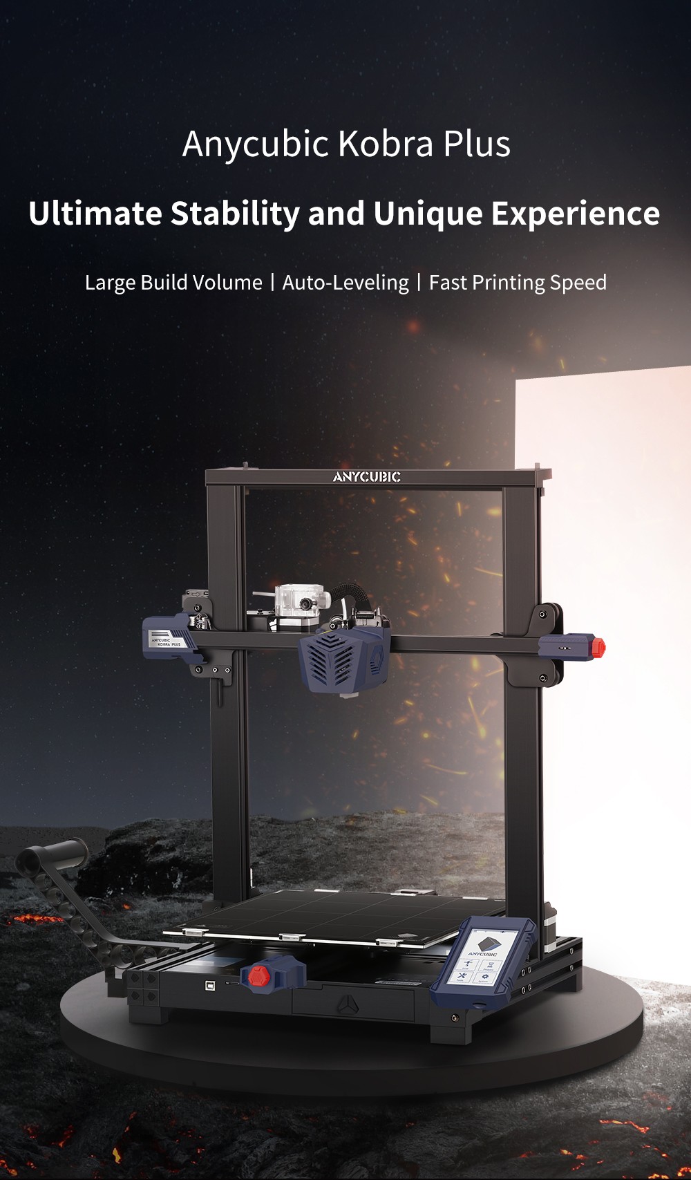 Anycubic Kobra Plus 3D-printer EU-stekker