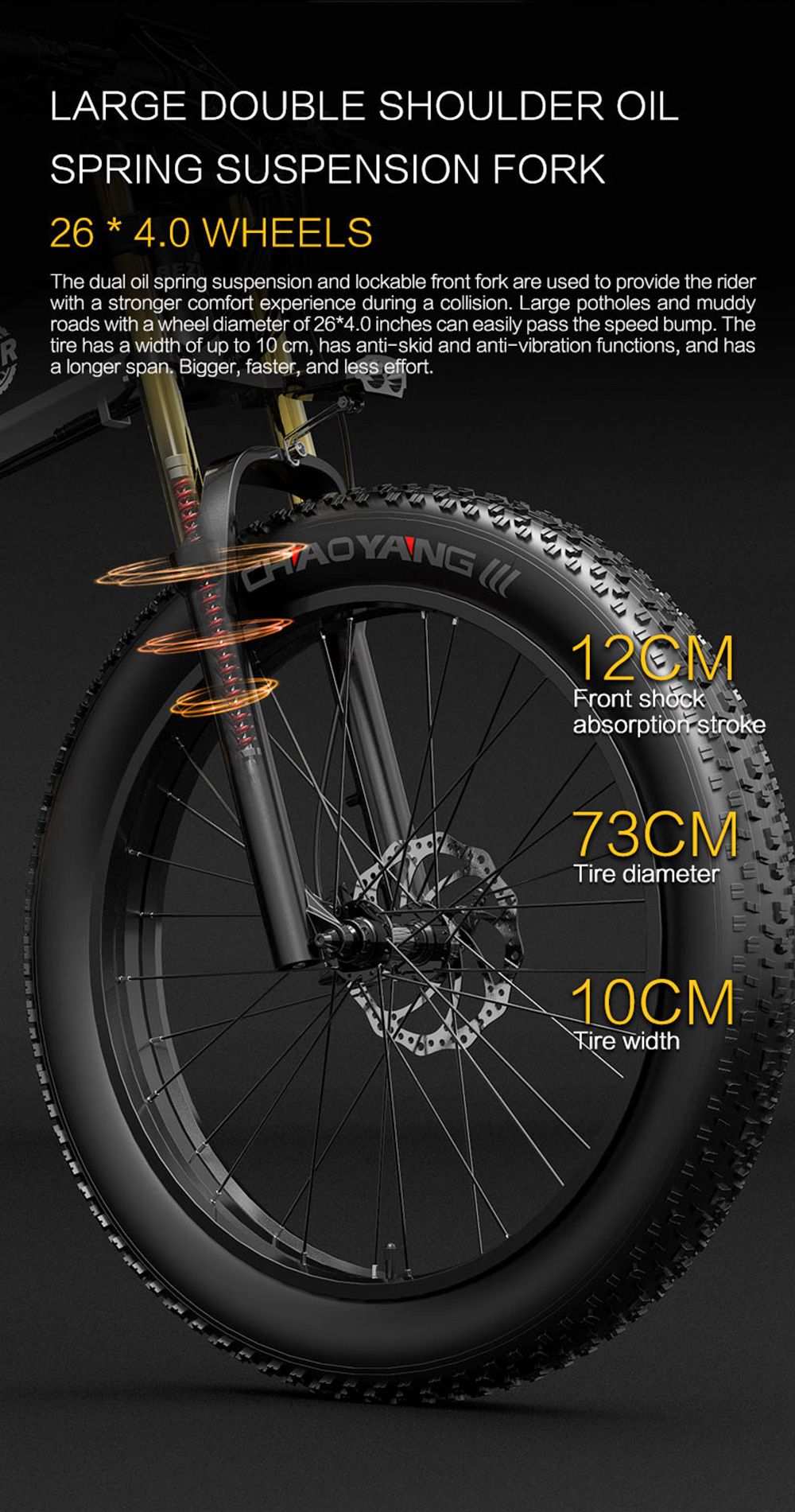 BEZIOR X-PLUS elektrische fiets 26 inch 1500 W 40 km/u 48 V 17,5 Ah accu rood
