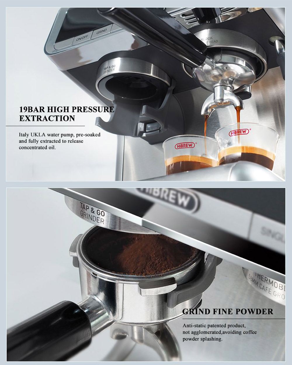 HiBREW H7 1550W Kaffeemaschine