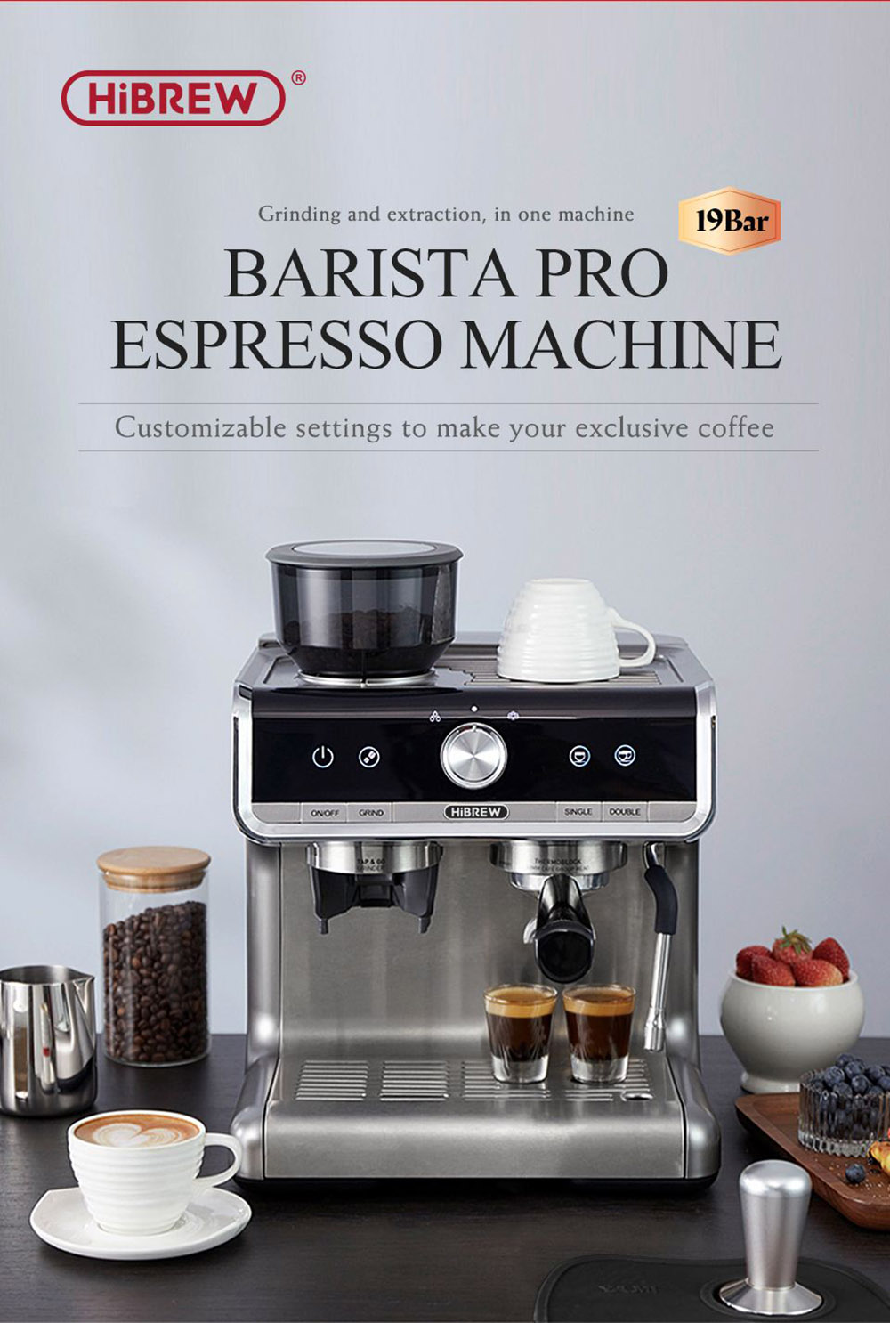 Macchina da caffè HiBREW H7 1550W