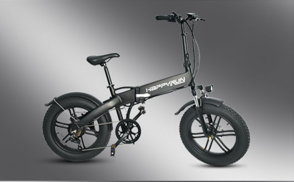 Bicicleta eléctrica plegable Happyrun HR-2006 con motor de 350 W