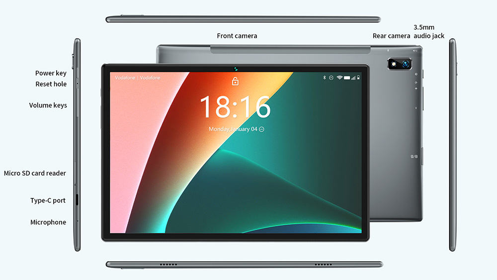 BMAX MaxPad I10 Pro UNISOC T310 10.1 tablet com tela