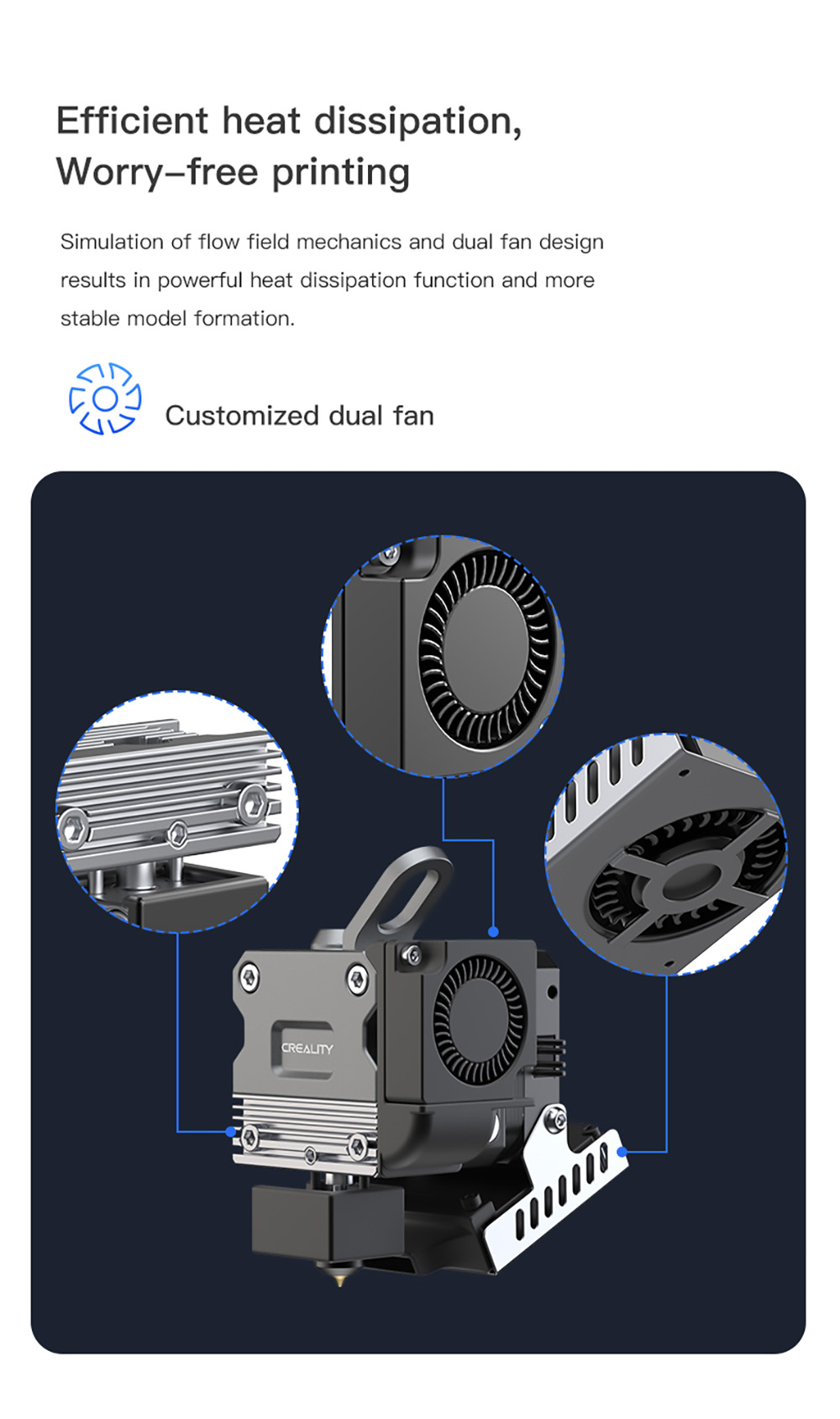 Zestaw do samodzielnego montażu Creality Sprite Extruder Pro do serii Creality Ender 3