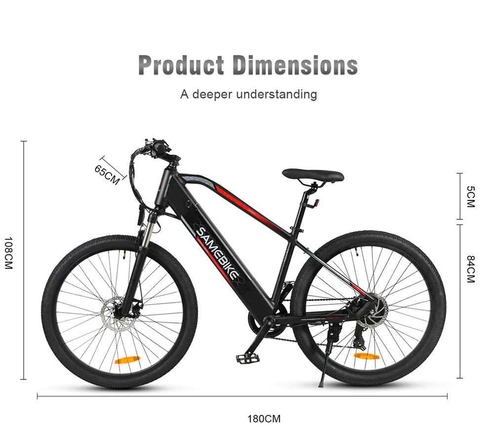 Ηλεκτρικό ποδήλατο SAMEBIKEMY-275 10,4Ah 500W 48V 27,5 ίντσες