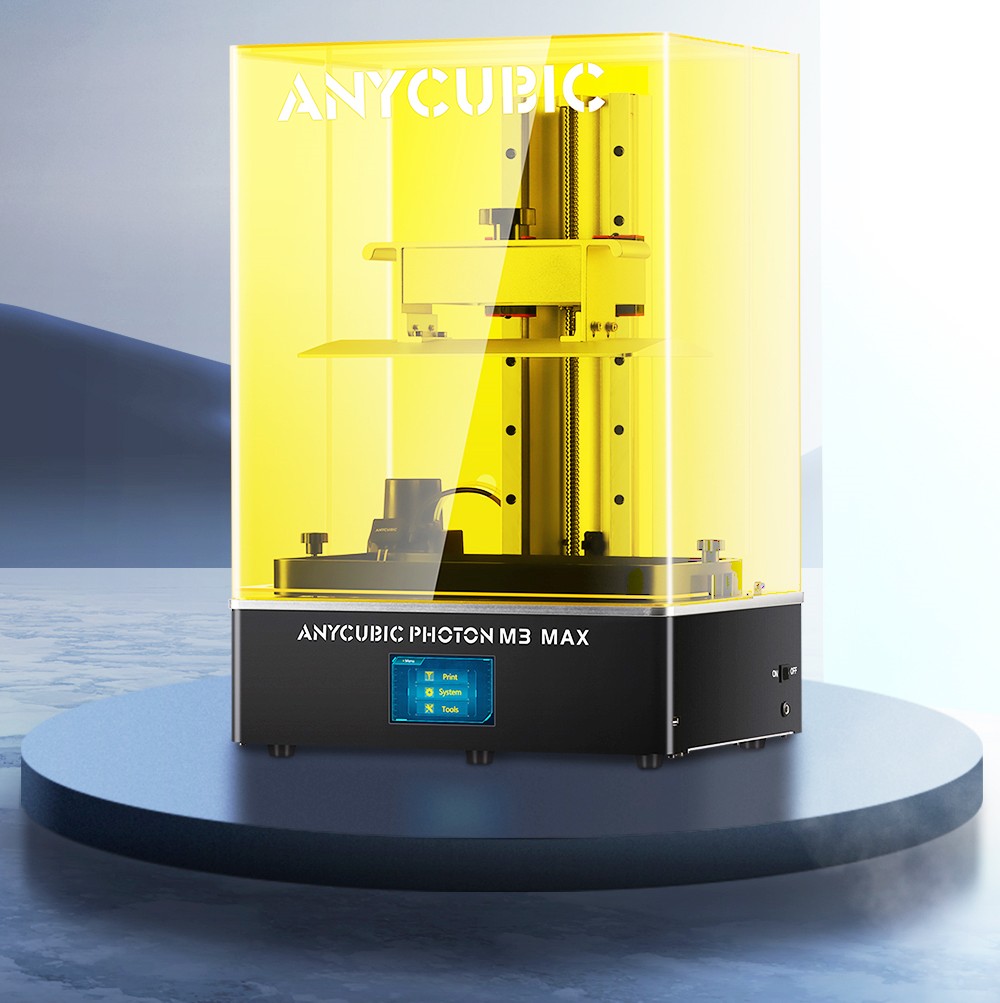 Anycubic Fóton M3 Plus 3D Impressora, tela LCD monocromática 9.25K de 6 polegadas, tamanho de impressão 245x197x122mm