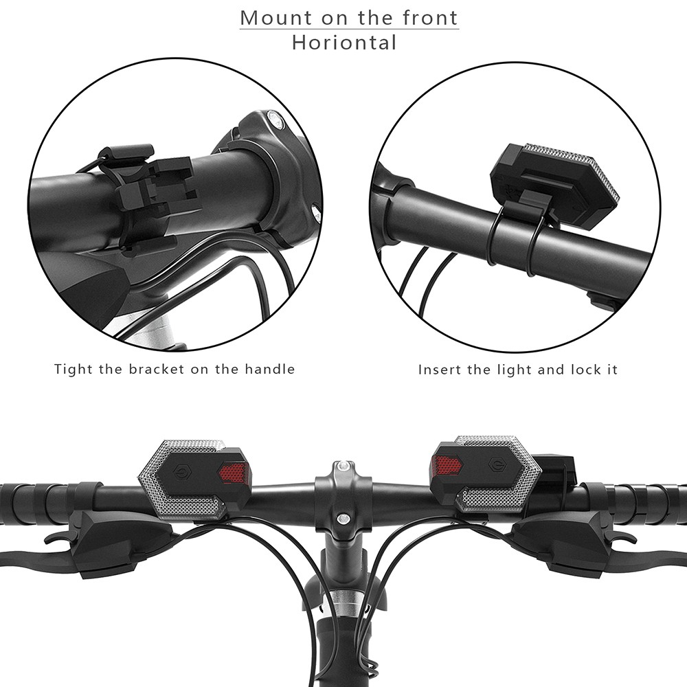 Wireless bicycle turn signal for bike and scooter