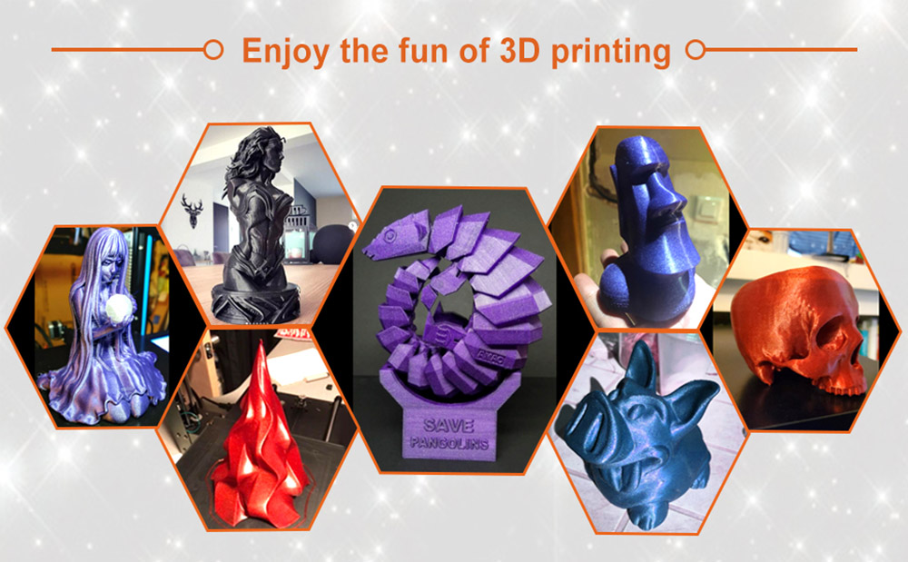 Filament PLA ERYONE Galaxy Glitter