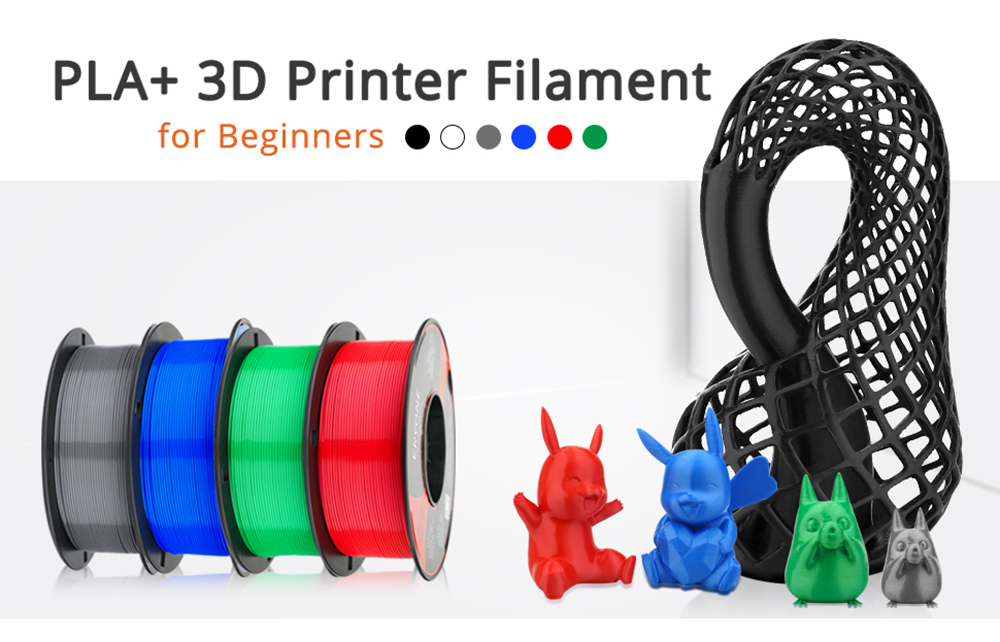 Eryone PLA+ Filament für 3D -Drucker 1,75 mm Toleranz 0,03 mm1kg (2,2 lbs)/Spulen - Grün