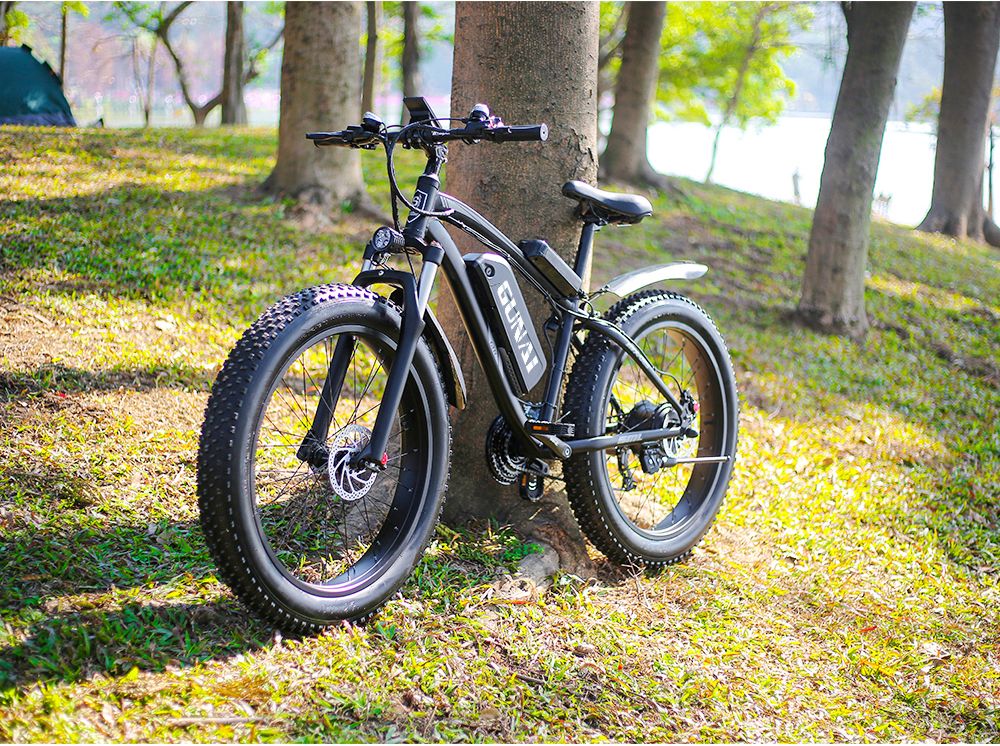 GUNAI MX02S 1000W Silnik 48V 17Ah 40Km/h Prędkość 26-calowy rower elektryczny Czarny