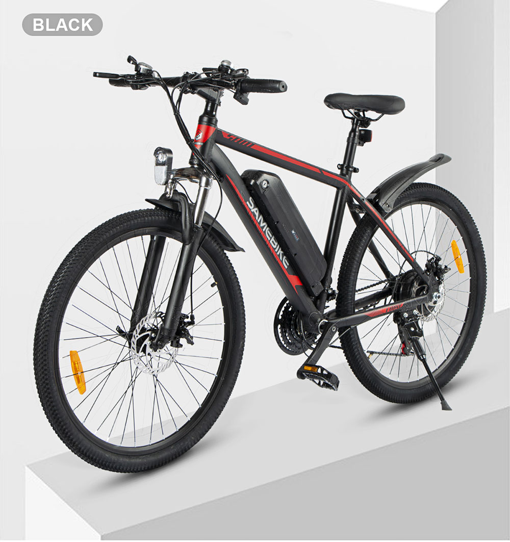 Elektromos kerékpár SAMEBIKE SY26 350W 35km/h 36V 10Ah fekete