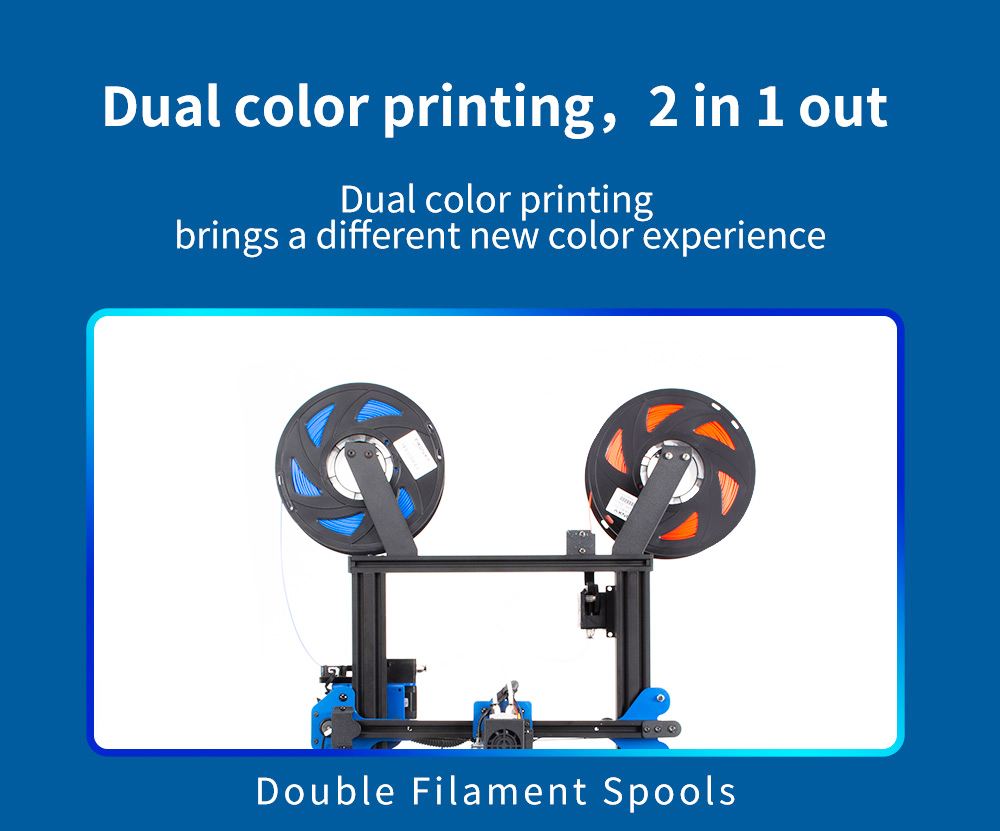 Imprimante 2D bicolore TRONXY XY-2 PRO 3E