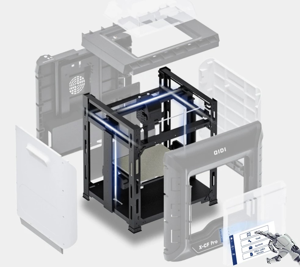 Stampante 3D di livello industriale QIDI TECH X-CF Pro