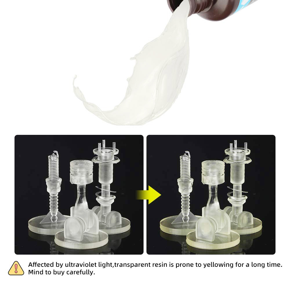 Anycubique 1kg 3D Filament de résine d'imprimante transparent