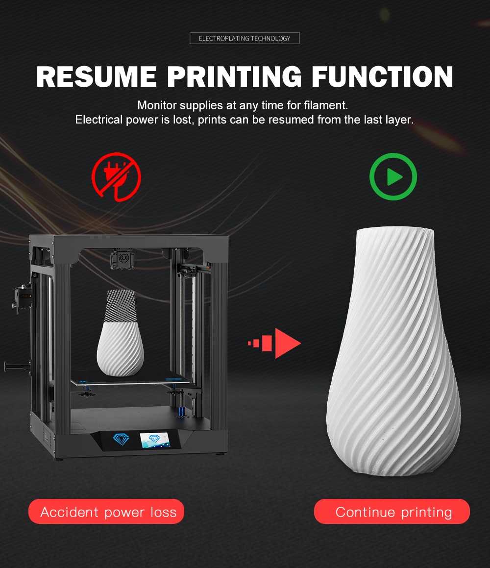 Impressora 3D Twotrees Saphir Plus
