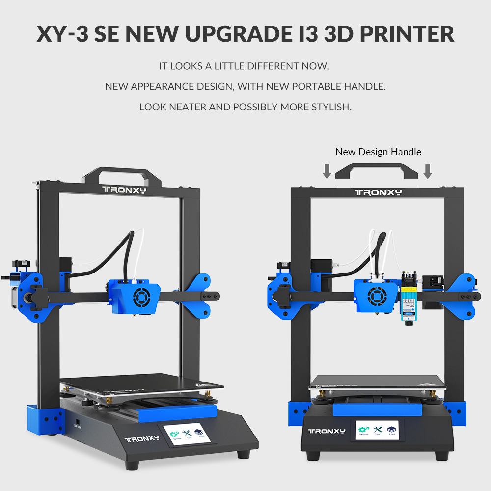 TRONXY XY-3 SE Single Extruder 3D Printer Laser Engraver