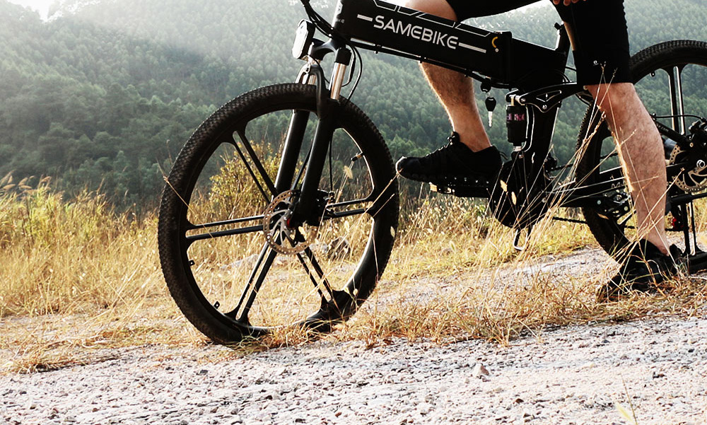 Składany rower elektryczny Samebike LO26 II, 500 W, maks. 35 km/h, czarny