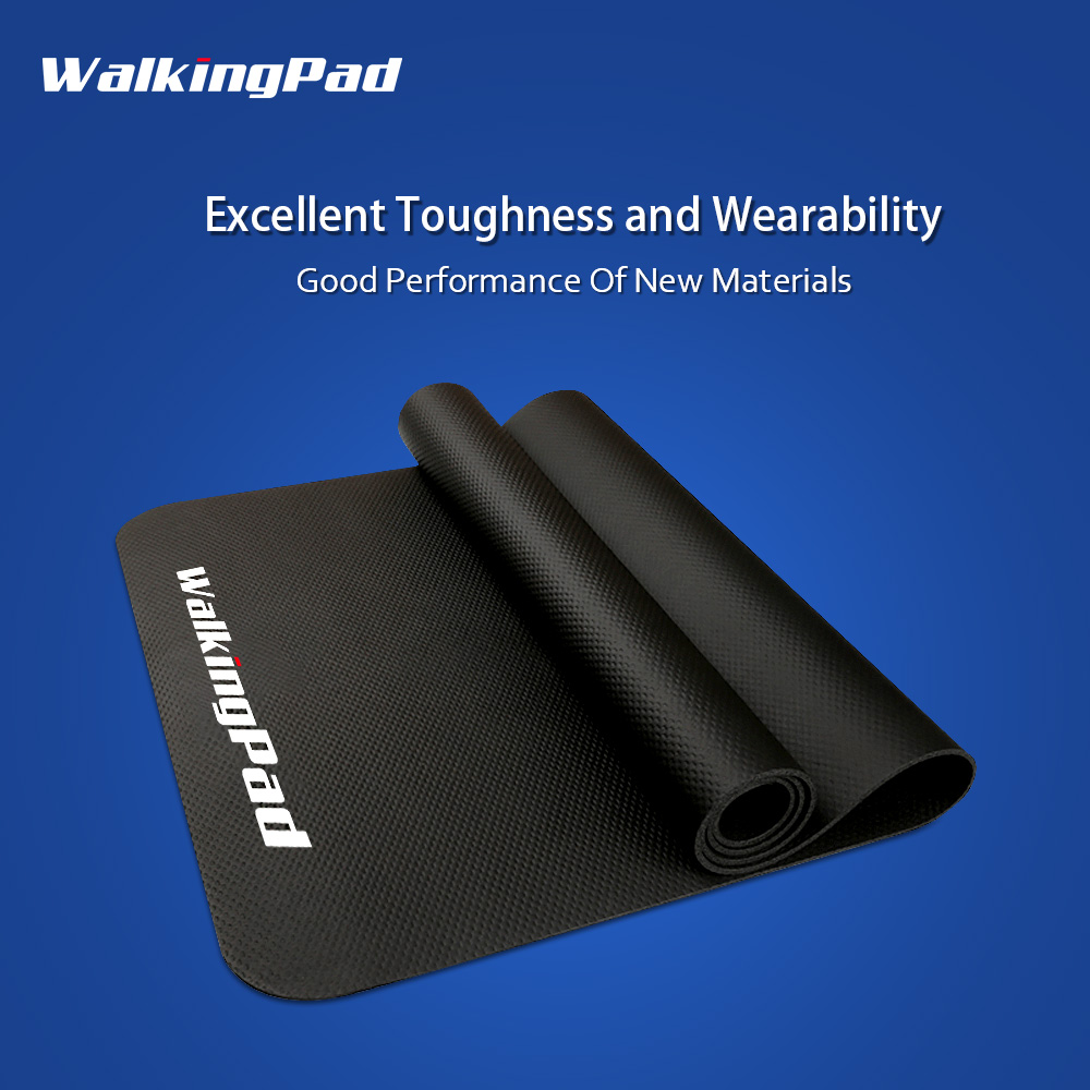 WalkingPad-Matte für Laufband, schützt den Boden, rutschfest – Schwarz