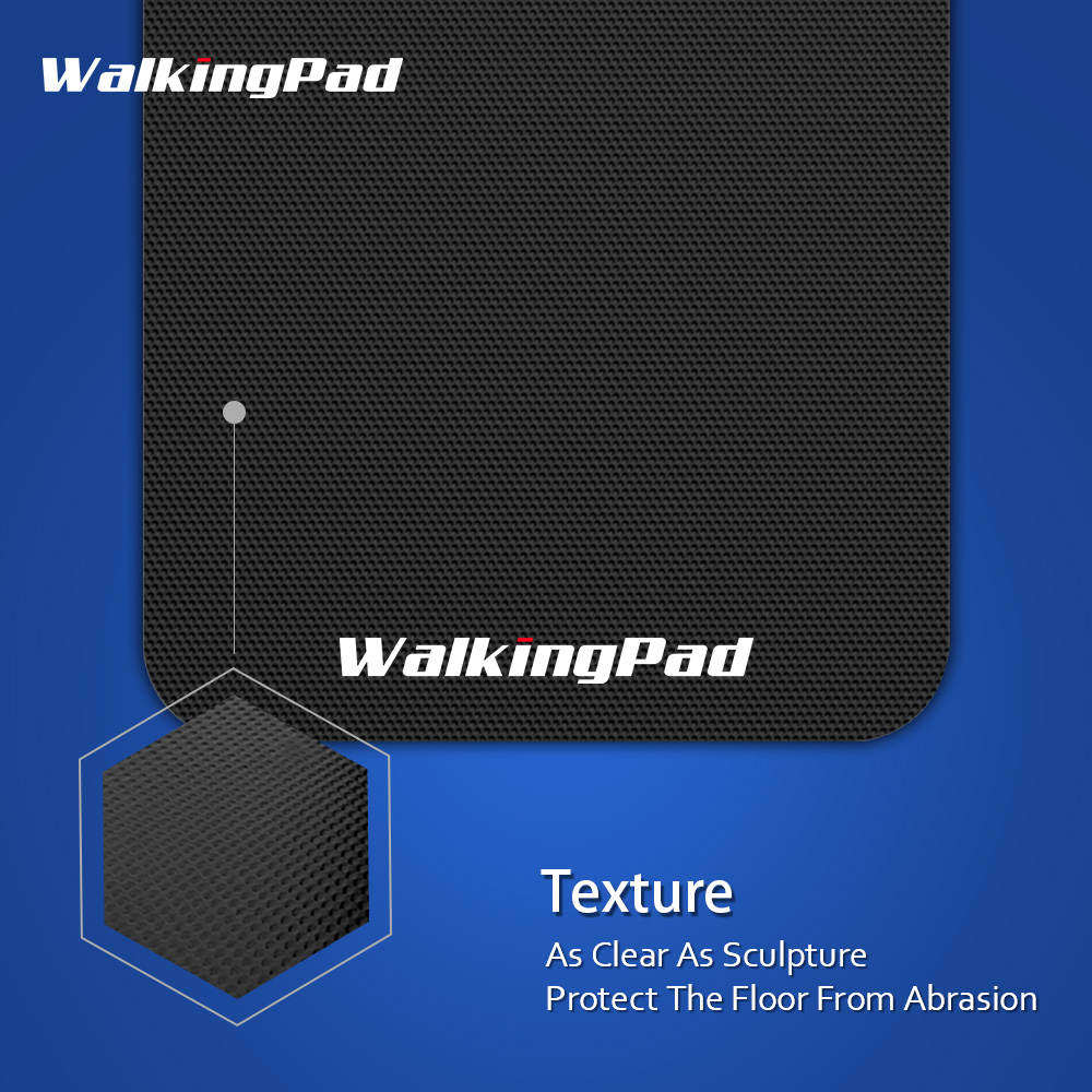 WalkingPad-Matte für Laufband, schützt den Boden, rutschfest – Schwarz