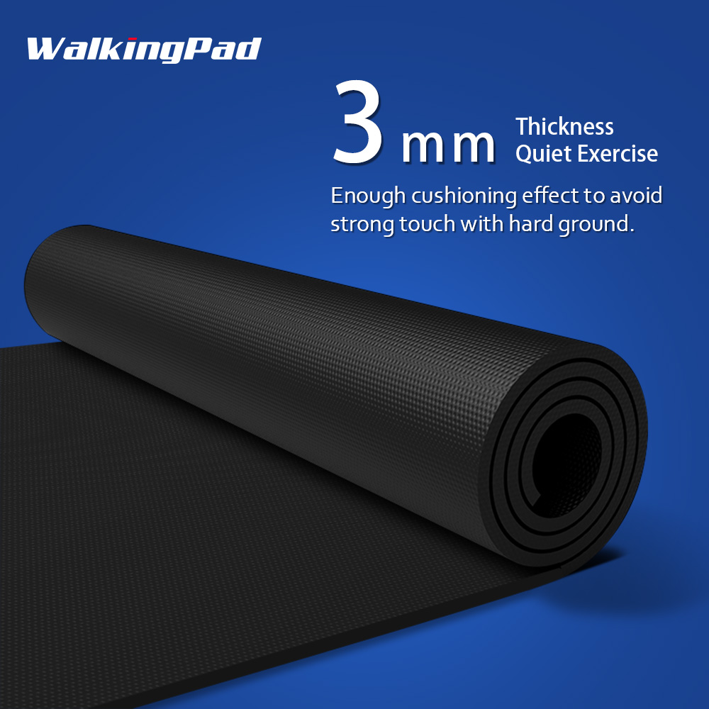 WalkingPad Mat For Treadmill Protect Floor Antidérapant - Noir