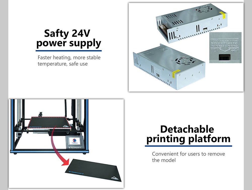 TRONXY X5SA-400 PRO DIY 3D-printer 400 * 400 * 400 mm