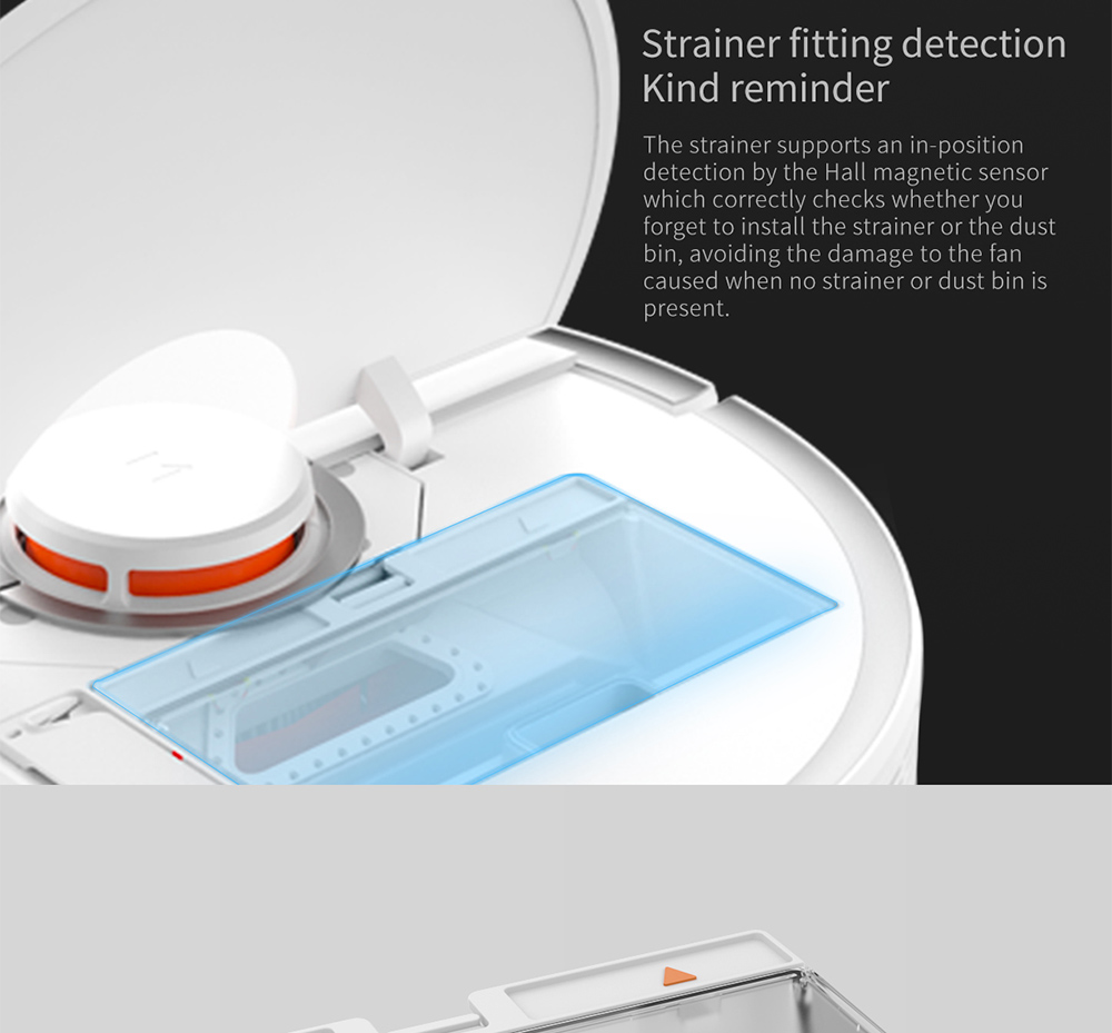 2PCS Brosses latérales d'aspirateur robotique Xiaomi originales
