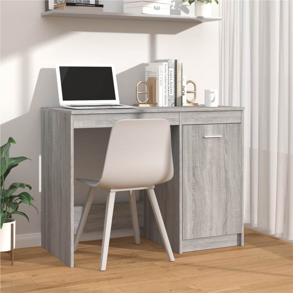 Šedý psací stůl Sonoma 100x50x76 cm Dřevo