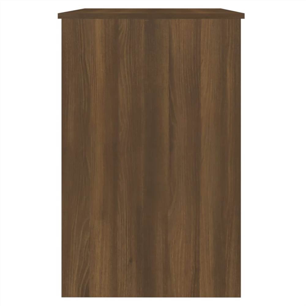 Mesa de carvalho marrom 100x50x76 cm madeira projetada