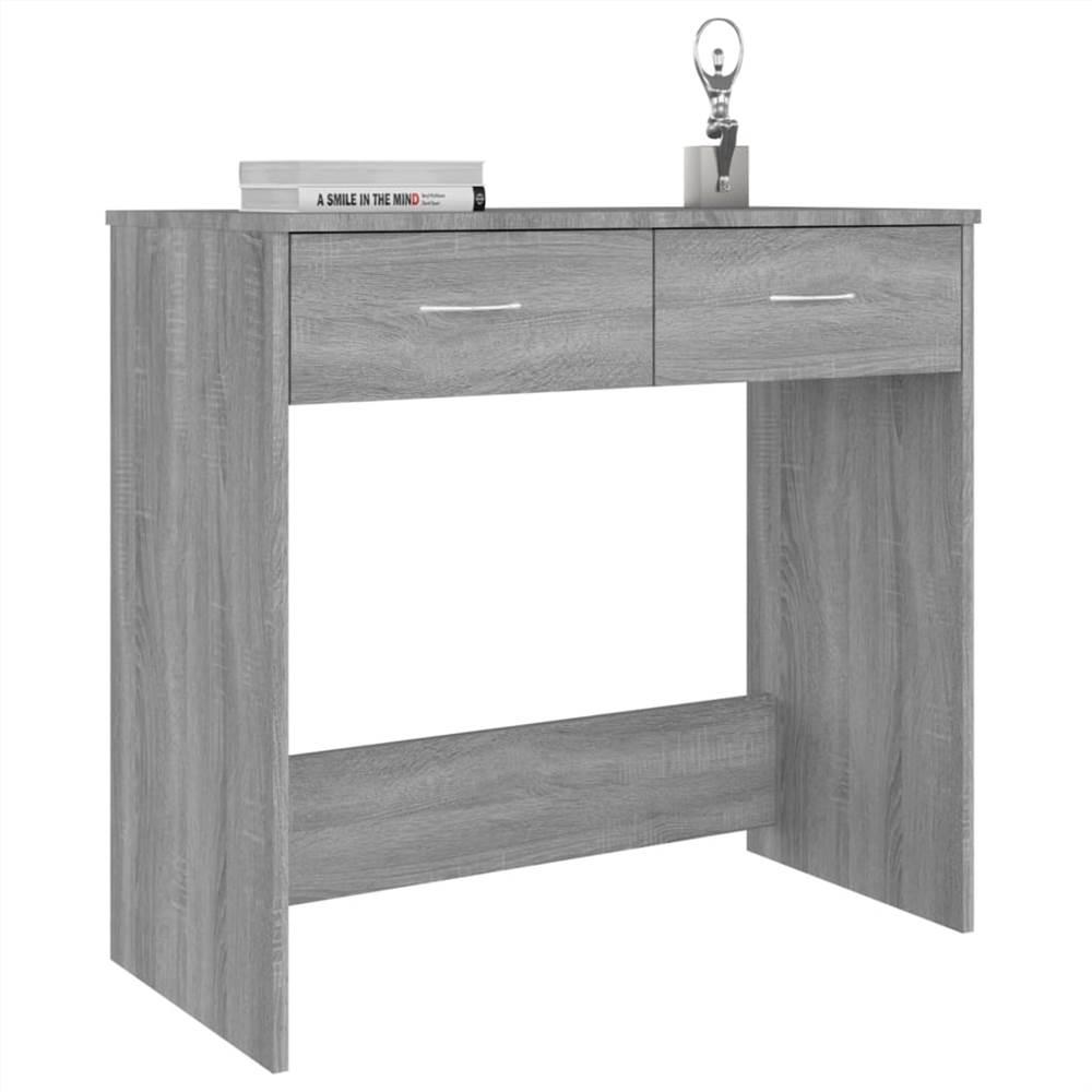 Sonoma Gray Desk 80x40x75 cm Engineered wood