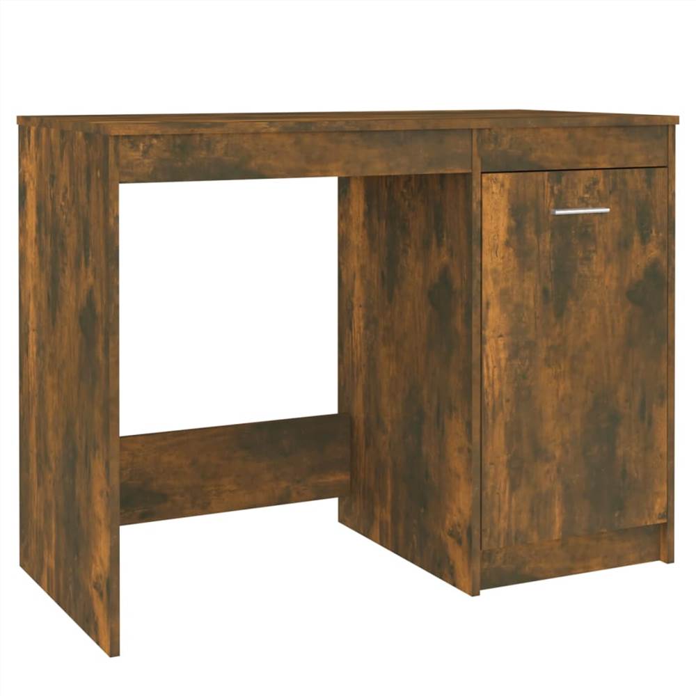 Schreibtisch aus geräucherter Eiche, 100 x 50 x 76 cm, Holzwerkstoff