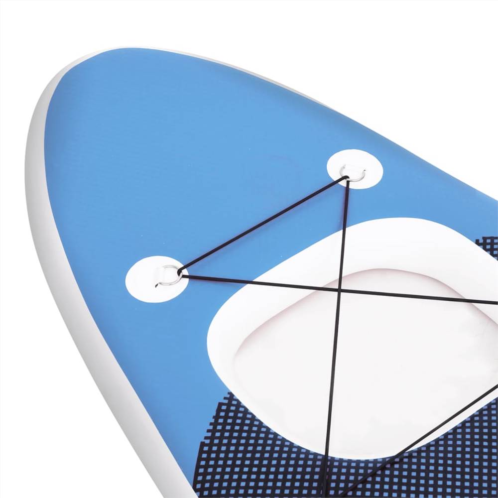 Aufblasbares Stand-Up-Paddle-Board-Set, Meeresblau, 300 x 76 x 10 cm