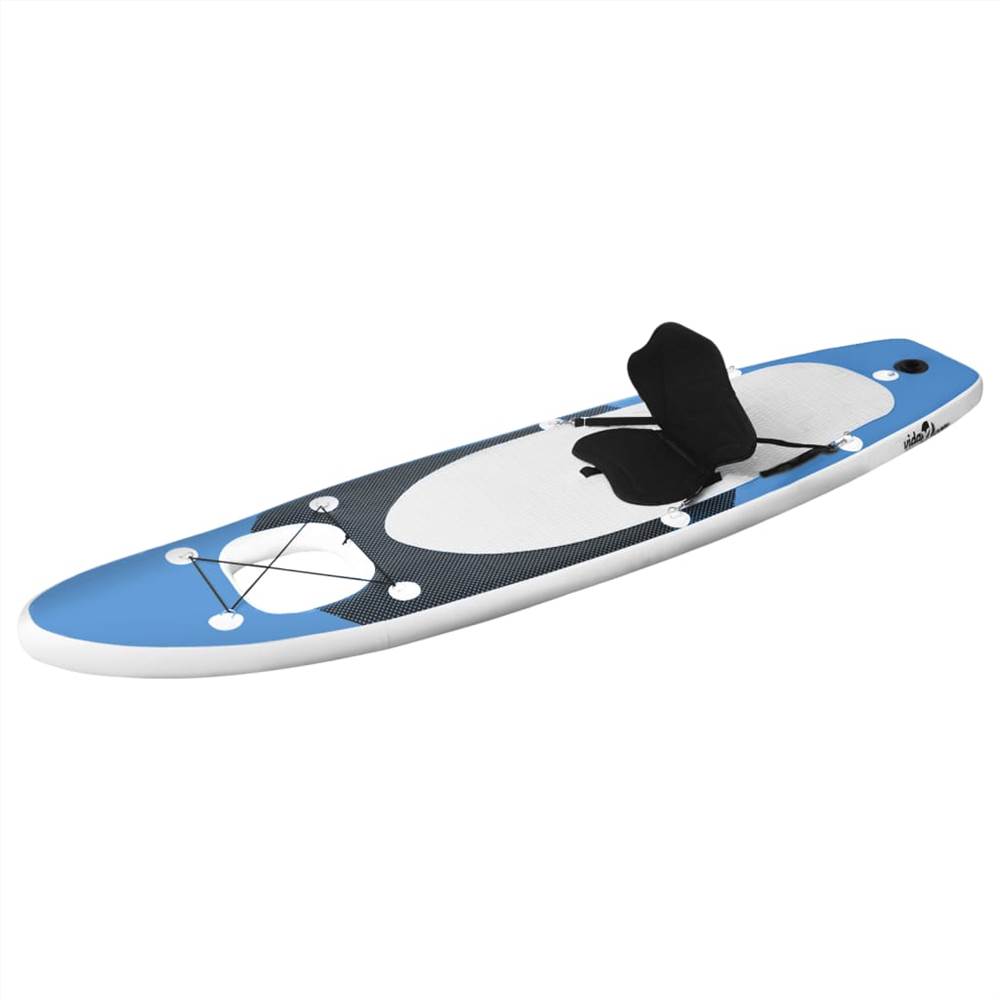 Uppblåsbar Stand Up Paddle Board Set Sea Blue 300X76x10 Cm