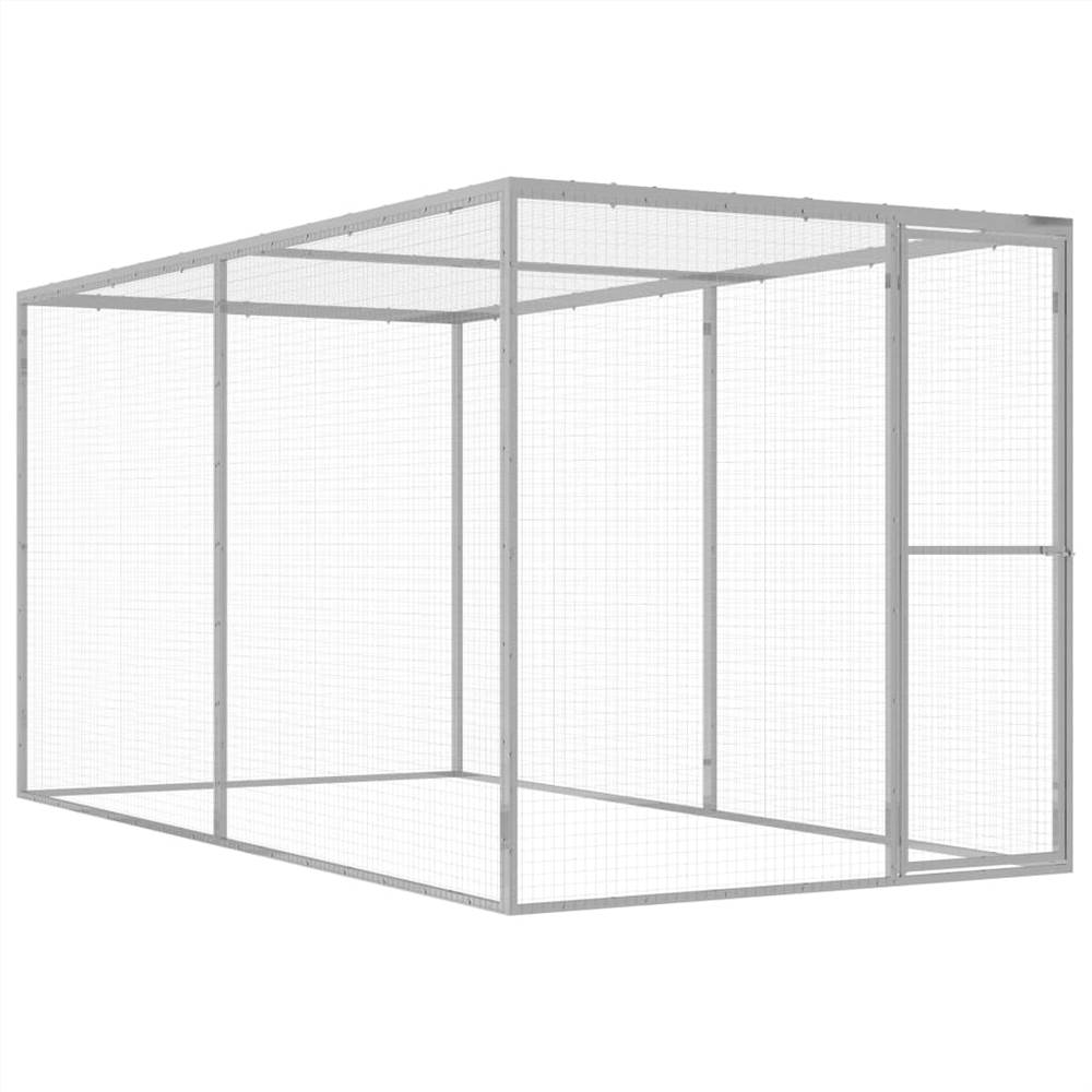 Cat Cage 3x1.5x1.5 m Galvanized Steel