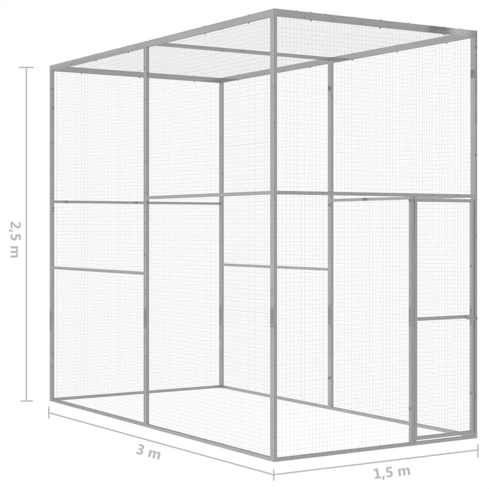 Cat Cage 3x1,5x2,5 m galvaniserat stål