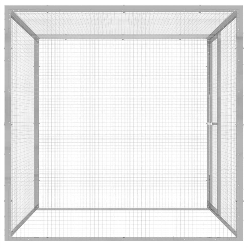 Cat Cage 1.5x1.5x1.5 m Galvanized Steel