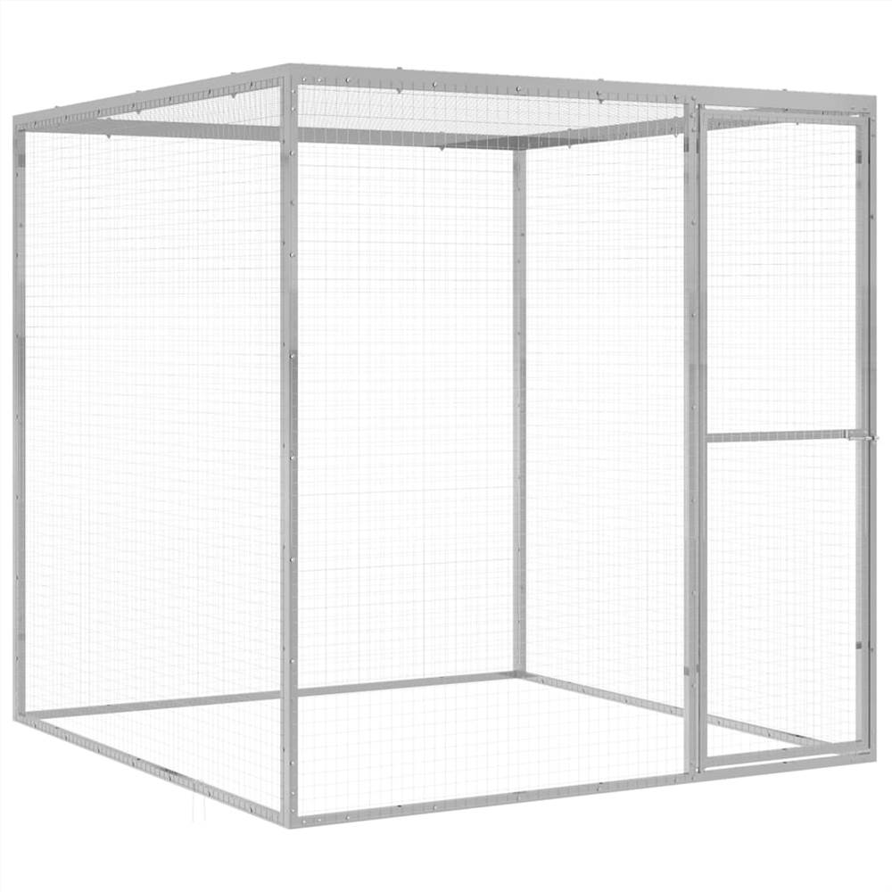 Cage Chat 1.5x1.5x1.5 m Acier Galvanisé
