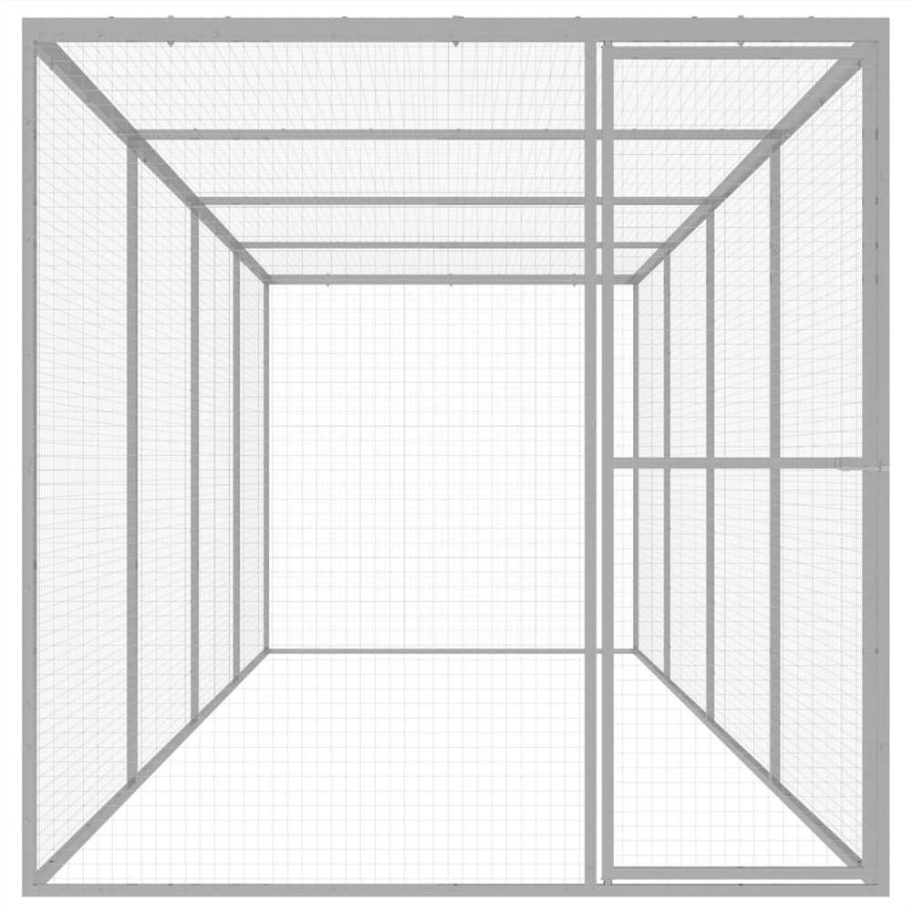 Κλουβί Γάτας 6x1,5x1,5 m Γαλβανισμένο Ατσάλι