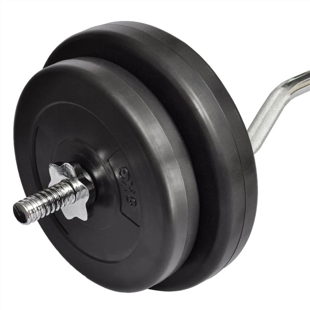 Curl bar with weight 30kg