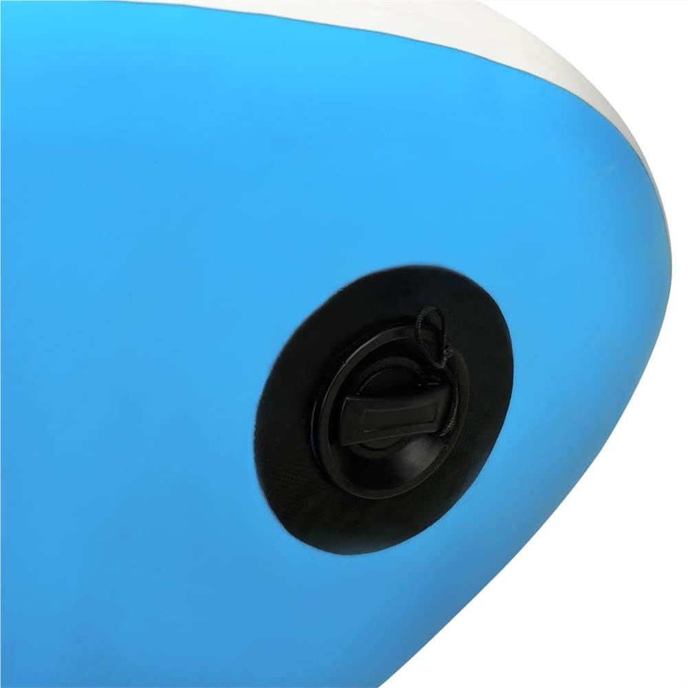 Set de Stand Up Paddle Gonflable 366x76x15 cm Bleu