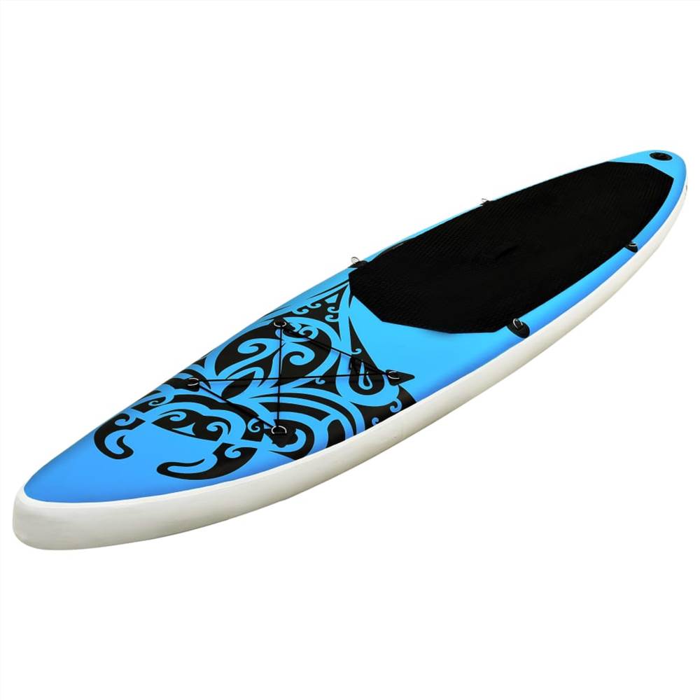 Inflatable Stand Up Paddleboard Set 366x76x15 cm Blue