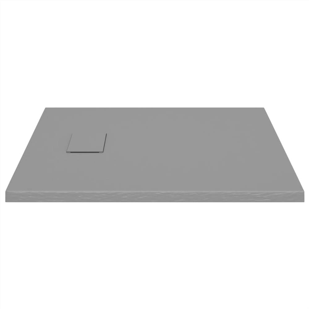 Plato de ducha plato SMC Gris 80x80 cm