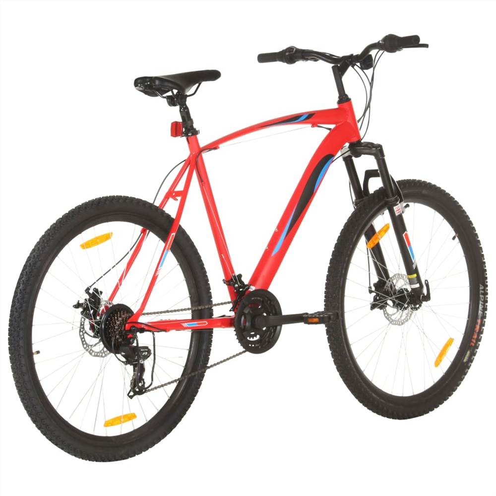 21 speed 29 inch mountain bike 53 cm wheel red frame