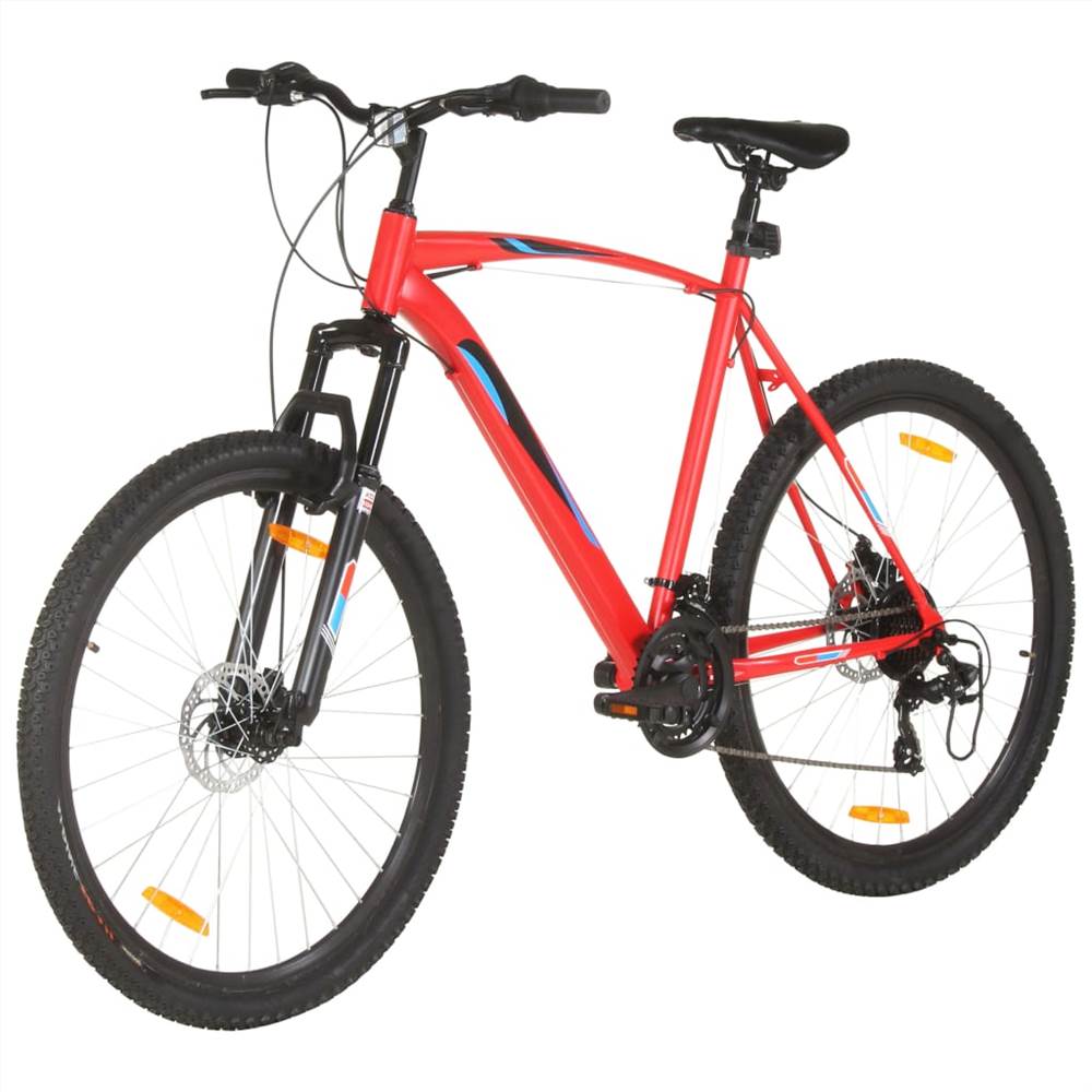 21 speed 29 inch mountain bike 53 cm wheel red frame