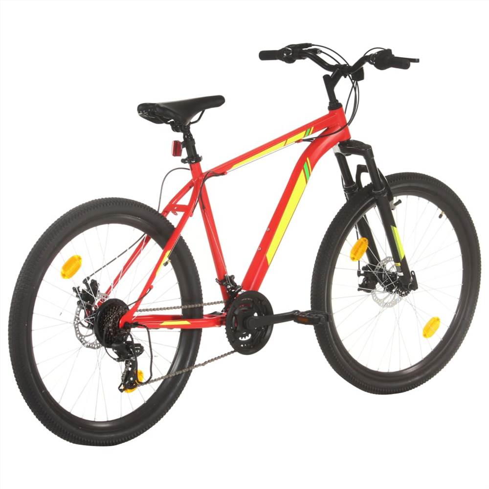 MTB 21 rychlostí 27,5 palce Kola 42 cm Červené